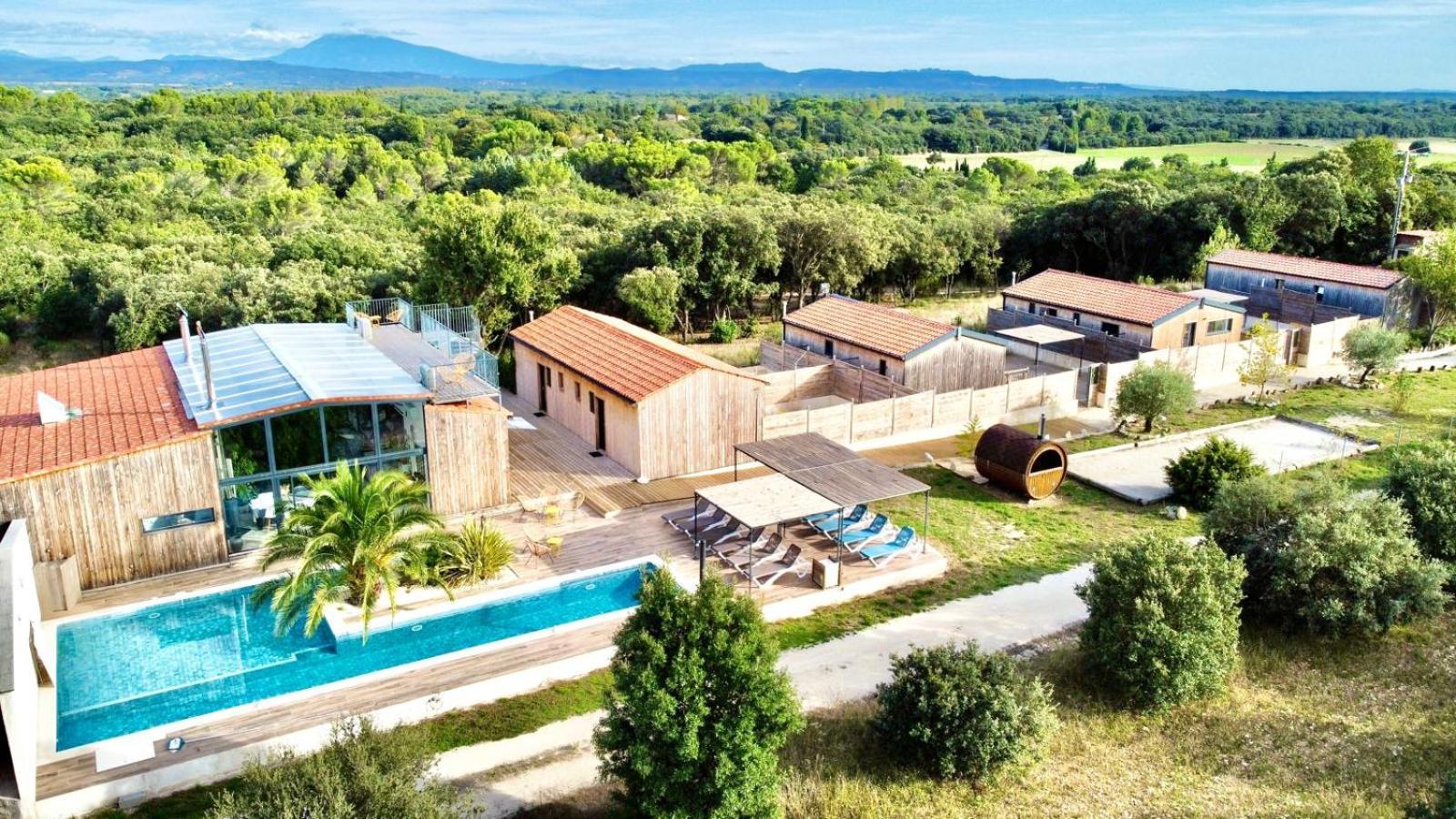 Montségur-sur-Lauzon Nuiki Lodges - Chambres D'Hotes מראה חיצוני תמונה